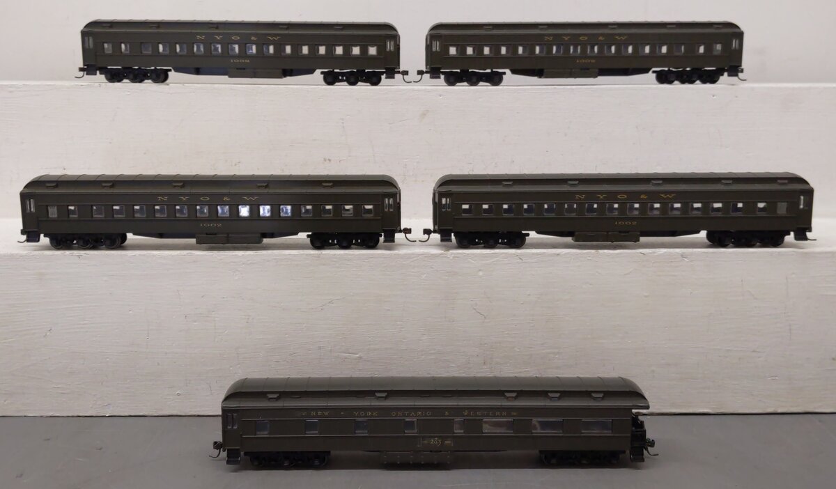 HO Scale New York Ontario & Western Passenger Cars [5] EX