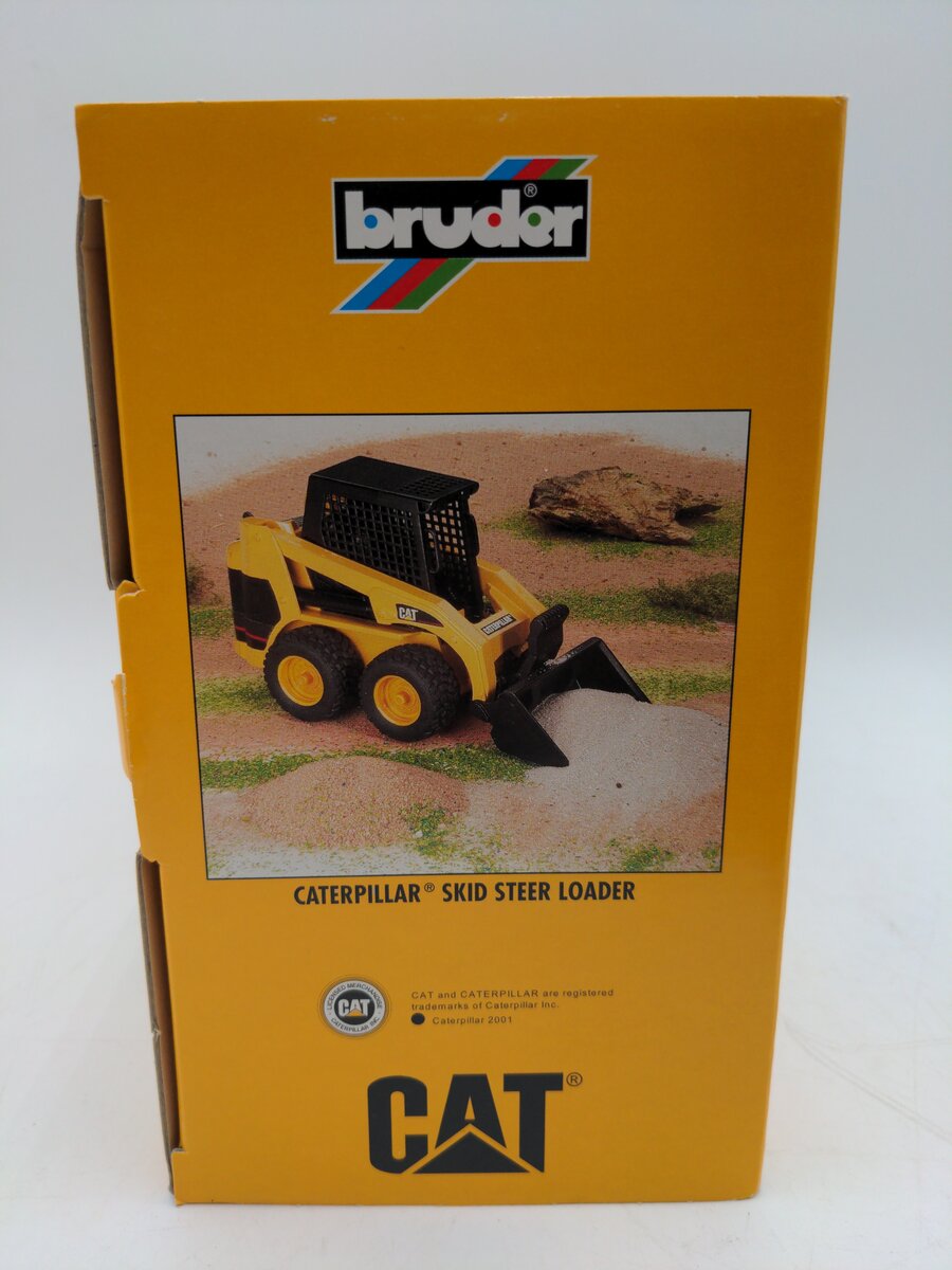 Bruder 2435 02435 1:16 Scale Diecast CAT Skid Steer Loader EX/Box