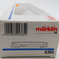Marklin 4365 HO Scale SBB 1st Class Passenger Car LN/Box