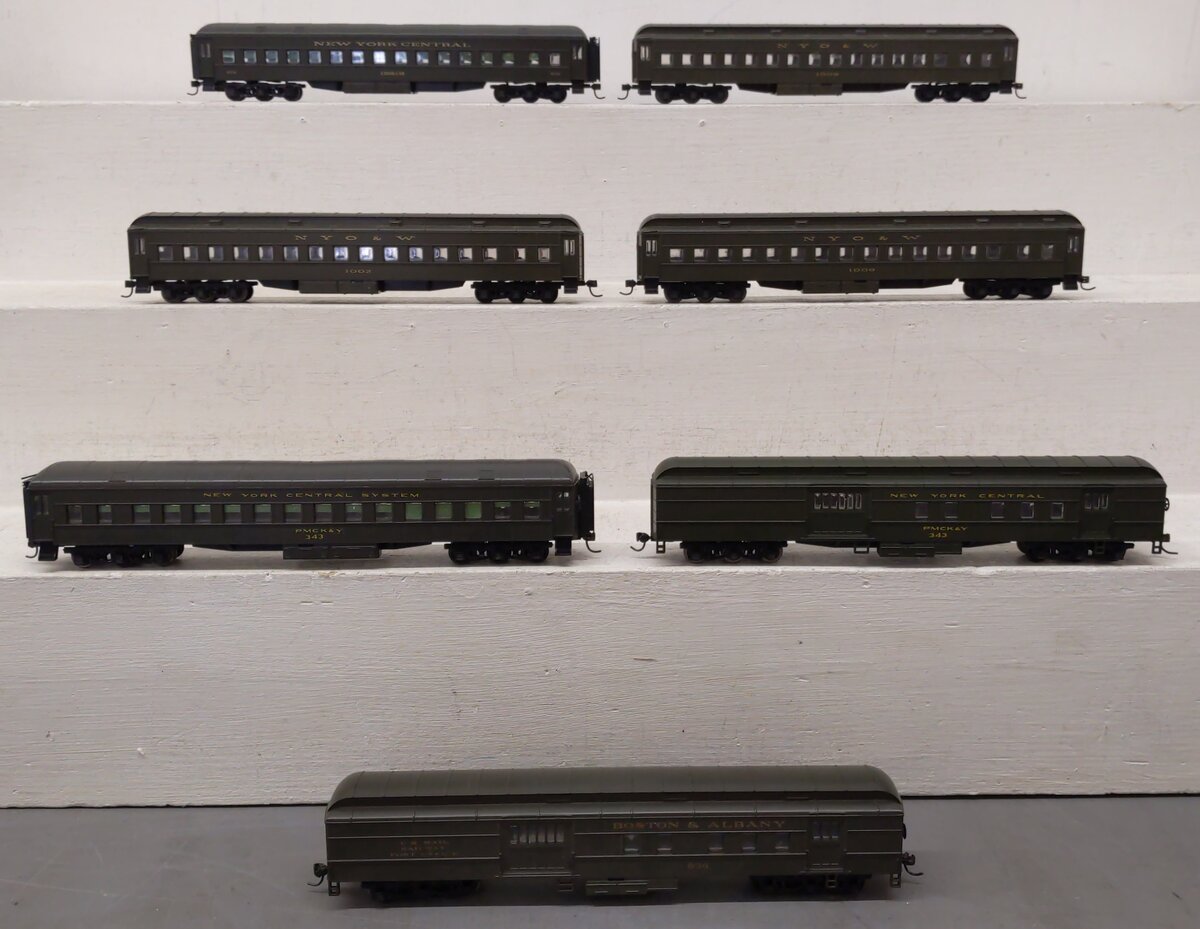 HO Scale Boston & Albany, NYO&W, and NYC Passenger Cars [7] VG