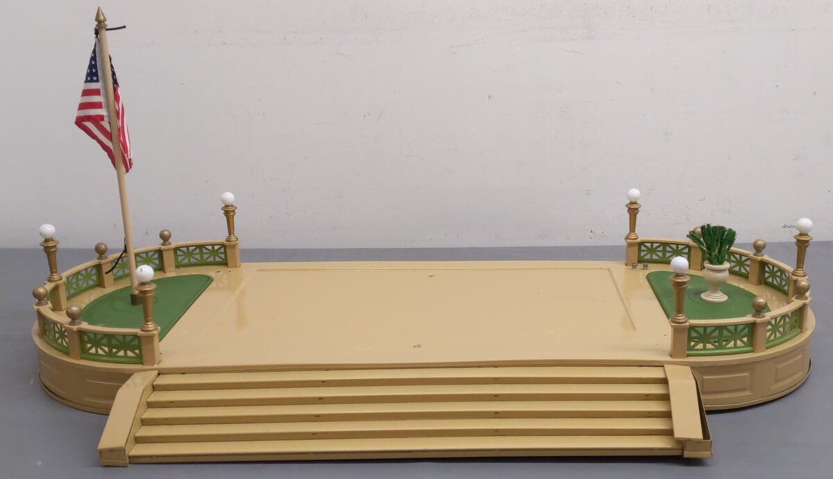T-Reproductions 129-B Standard Gauge Tinplate Station Terrace EX/Box