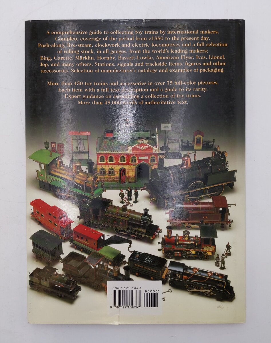 Collectors Guide to Toy Trains Hardcover Book By Ron McCrindell VG