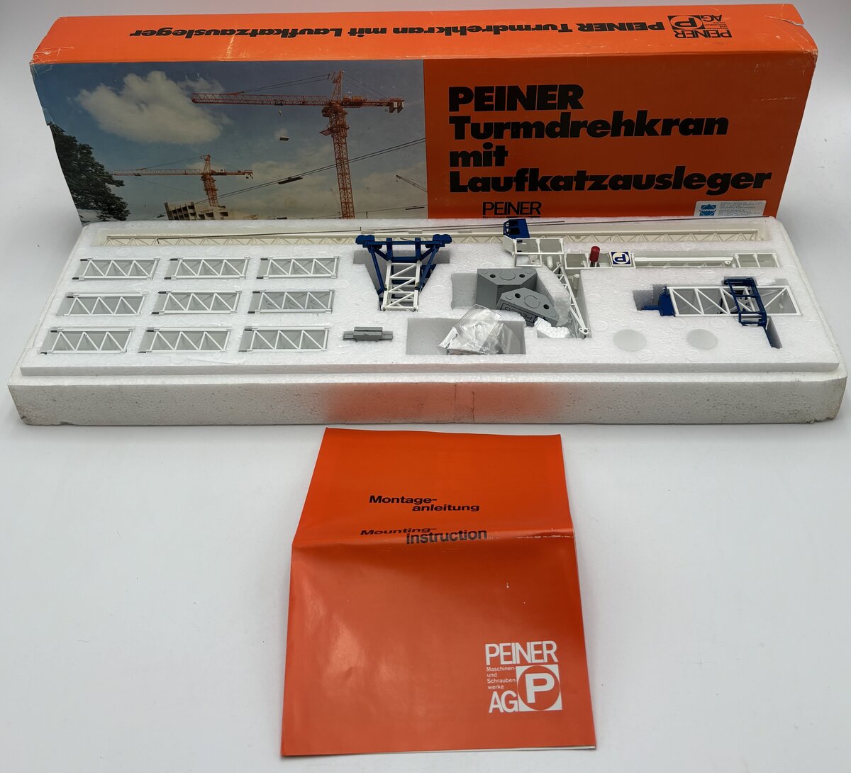 Conrad 201 1:50 Peiner Tower Crane With Saddle Jib LN/Box