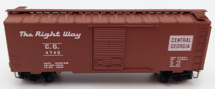 Micro-Trains 02000920 N Central Georgia 40' Standard Single Door Boxcar #4740 LN/Box