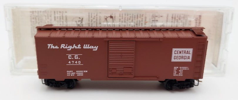 Micro-Trains 02000920 N Central Georgia 40' Standard Single Door Boxcar #4740 LN/Box