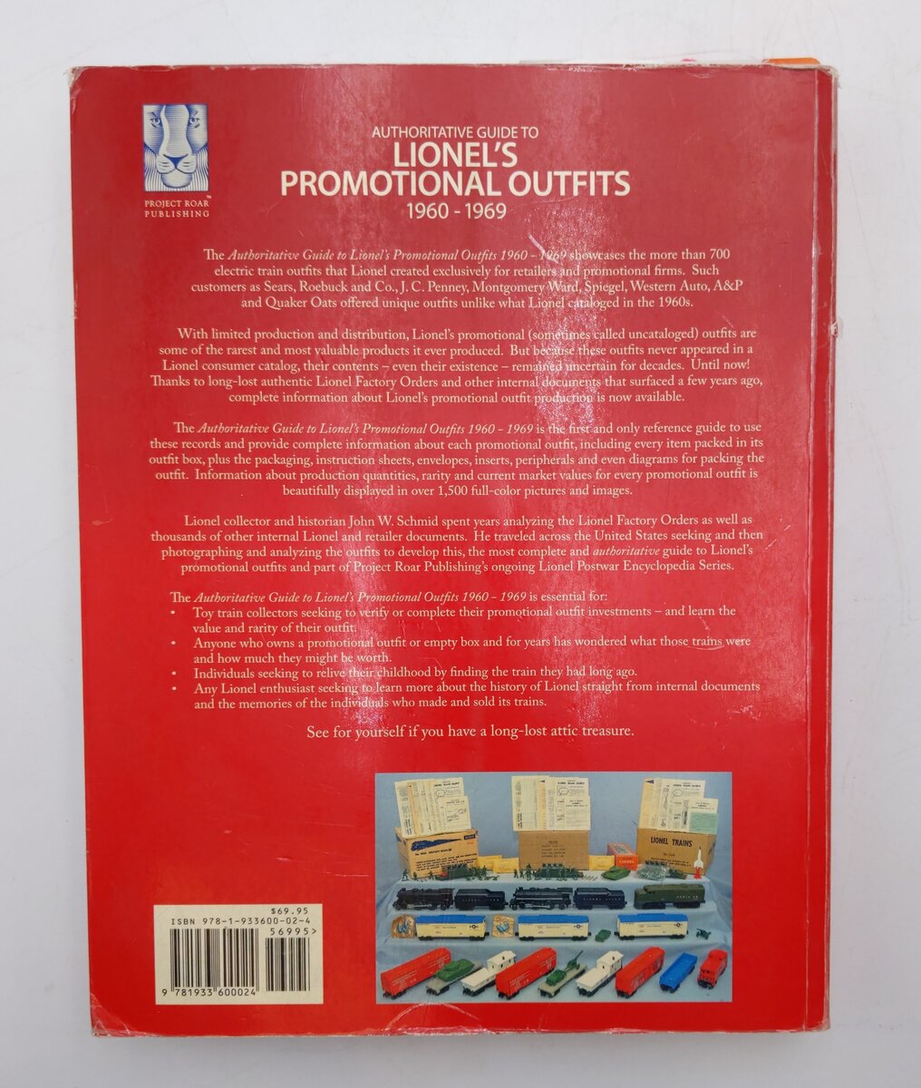 Authoritative Guide to Lionel's Promotional Outfits 1960-1969 Paperback Book VG