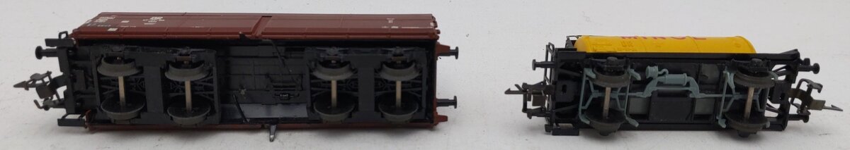 Zeuke & Wegwerth TT Minol 2-axle Tank Wagon & Self-Unloading Hopper EX/Box