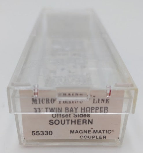 Micro-Trains 05500330 N Southern Railway 33' 2-Bay Offset Side Hopper #285539 LN/Box