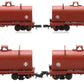 Walthers 932-8254 N Scale Santa Fe Cushion Coil Cars [4] LN/Box