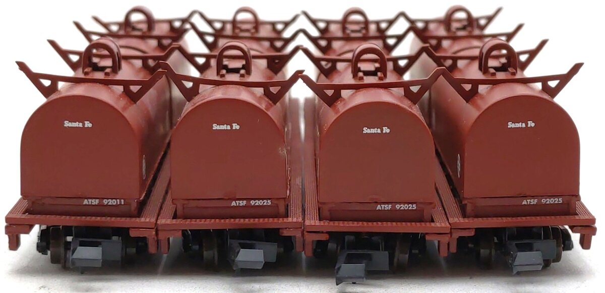Walthers 932-8254 N Scale Santa Fe Cushion Coil Cars [4] LN/Box