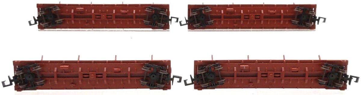 Walthers 932-8254 N Scale Santa Fe Cushion Coil Cars [4] LN/Box