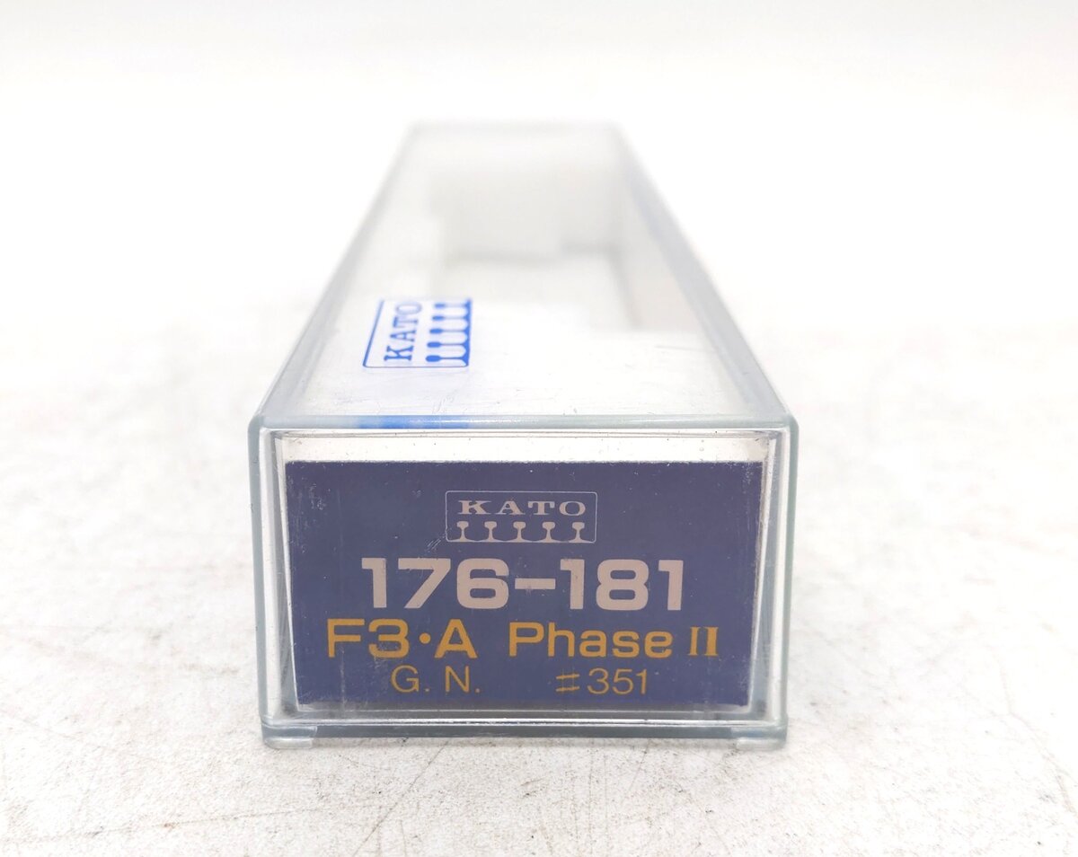 Kato 176-181 N Scale Great Northern F3A Phase II #351 LN/Box