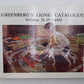 Greenberg's Lionel Catalogues Vol.II Hardcover Book By Bruce C. Greenberg Ph.D VG