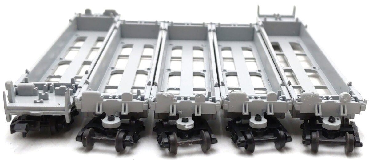 Walthers 932-8100 N Undecorated 305' Thrall 5-Unit Double Stack Car LN/Box