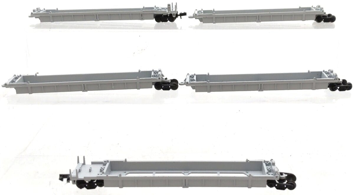 Walthers 932-8100 N Undecorated 305' Thrall 5-Unit Double Stack Car LN/Box