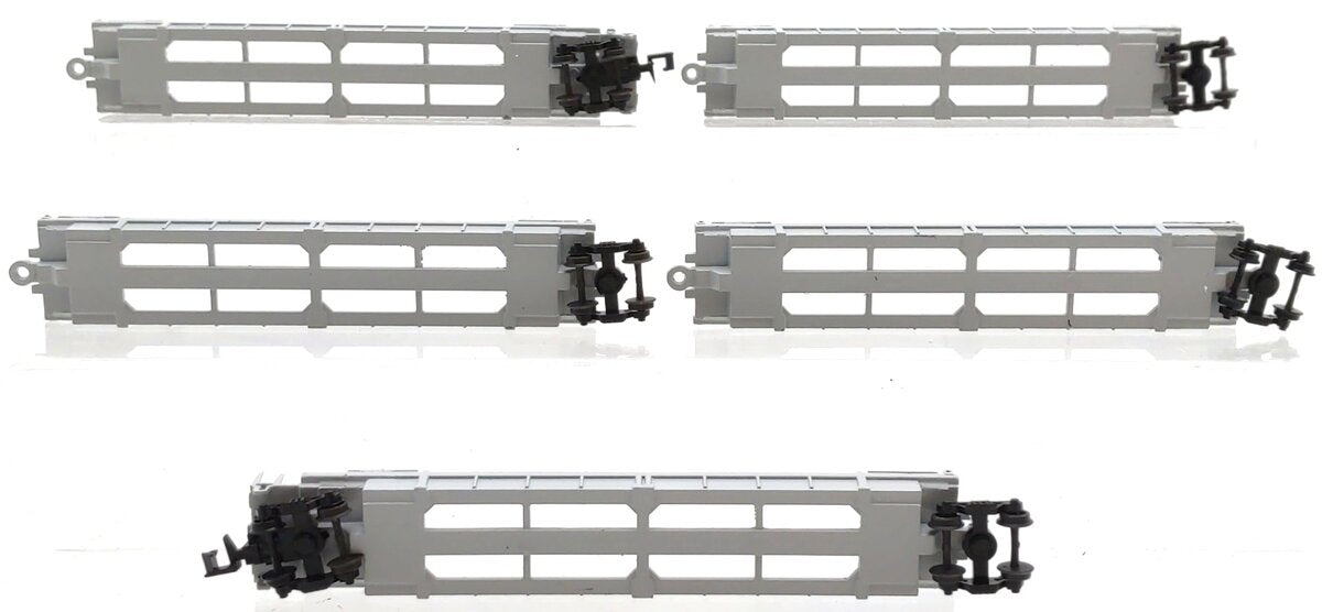 Walthers 932-8100 N Undecorated 305' Thrall 5-Unit Double Stack Car LN/Box
