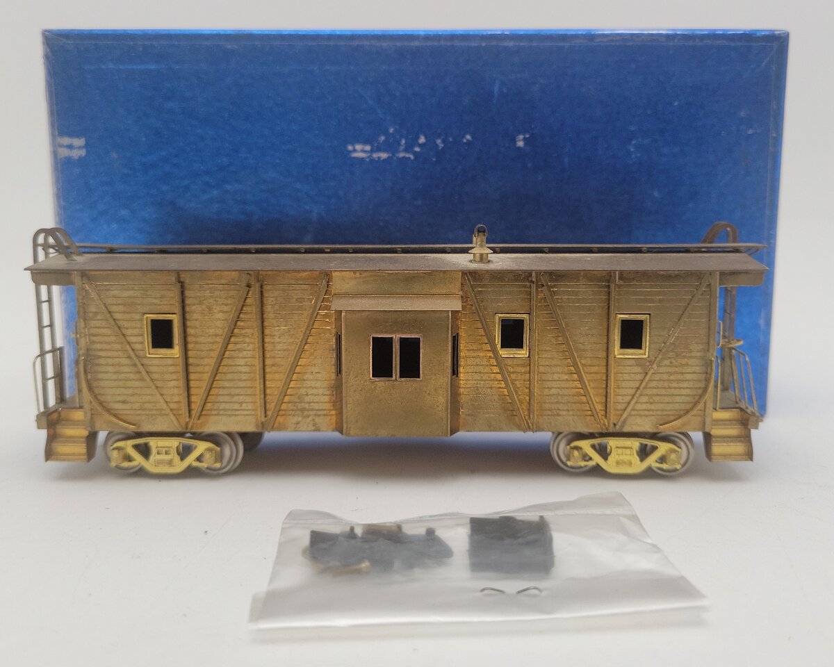 Balboa HO Scale Brass Western Pacific Bay Window Caboose EX/Box
