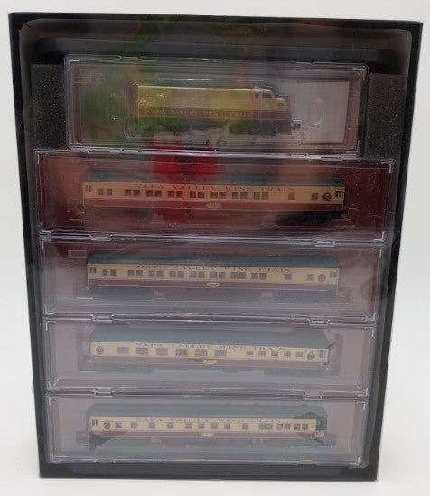 Micro-Trains 99301430 N Scale Napa Valley Wine Diesel  Passenger Train Set NIB