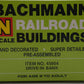 Bachmann 45804 N Plasticville Assembled Drive-In Bank LN/Box