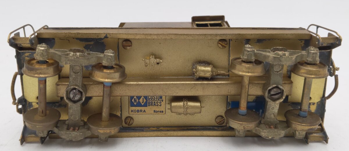 NJ Custom RS-609 HO Scale BRASS Norfolk & Western Transfer Car - Unpainted EX/Box