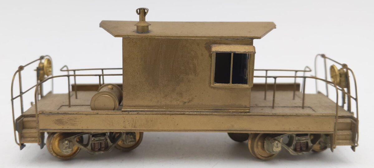 NJ Custom RS-609 HO Scale BRASS Norfolk & Western Transfer Car - Unpainted EX/Box