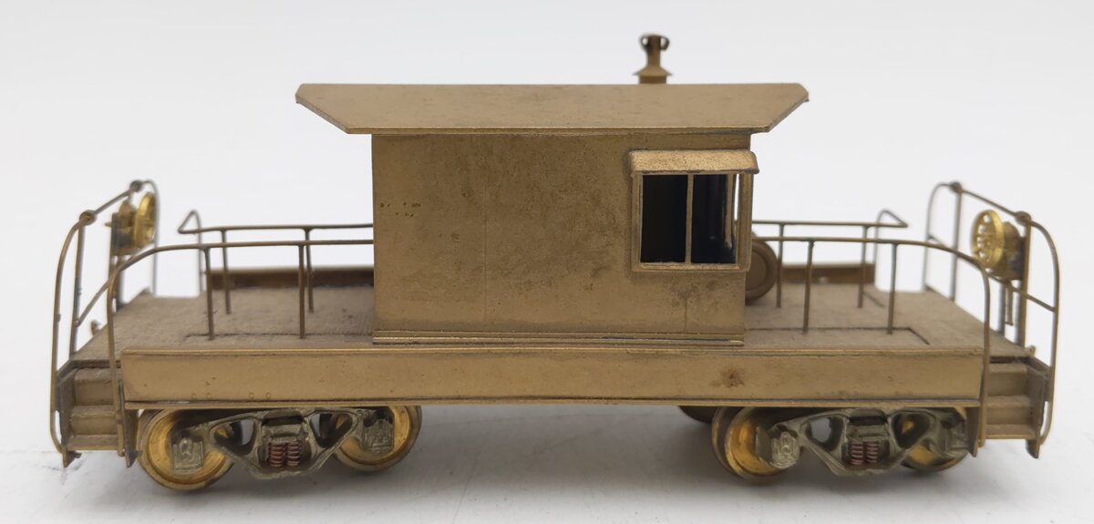 NJ Custom RS-609 HO Scale BRASS Norfolk & Western Transfer Car - Unpainted EX/Box