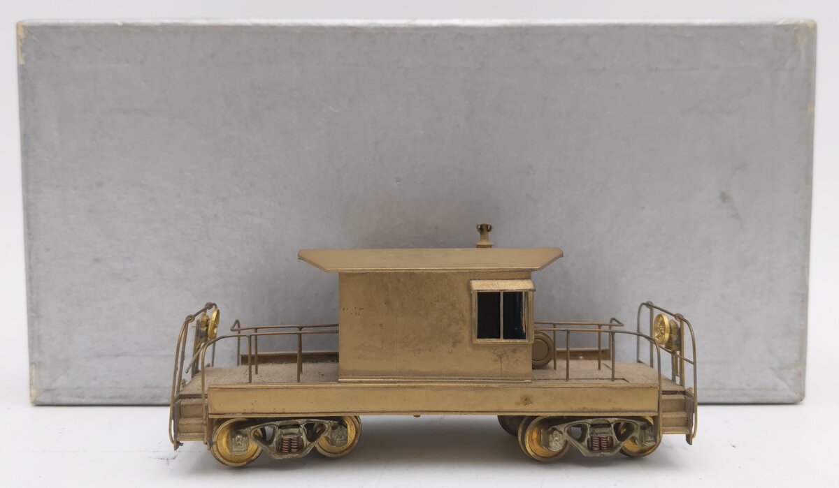 NJ Custom RS-609 HO Scale BRASS Norfolk & Western Transfer Car - Unpainted EX/Box