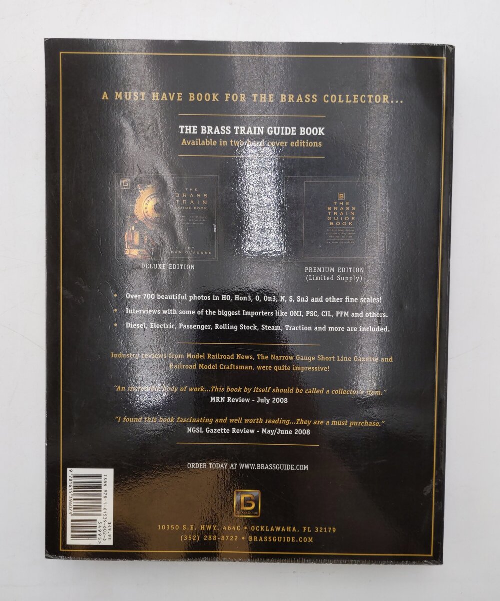 Brass Model Trains Price & Data Guide, Vol. 2 Hardcover Book By Dan Glasure EX