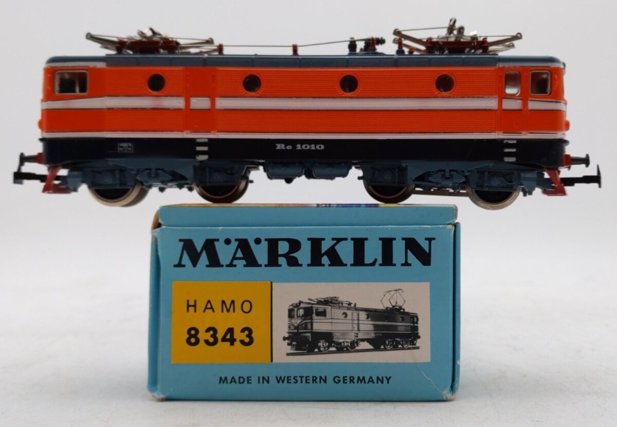 Marklin/Hamo 8343 HO Swedish State Railway Re 4/4 Electric Locomotive #1010 EX/Box