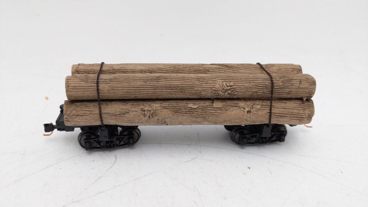 Micro-Trains 86500010 HOn3 (1:87) Scale 30' Log Car EX/Box