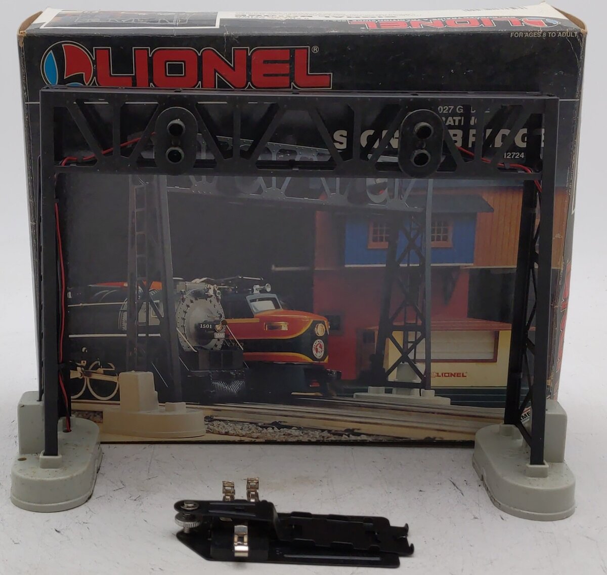 Lionel 6-12724 O Metal Operating Dual Signal Bridge EX/Box