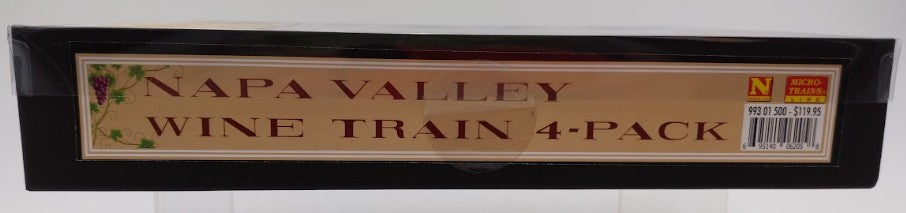 Micro-Trains 99301500 N Napa Valley Wine Train Heavyweight Passenger (Set of 4) NIB