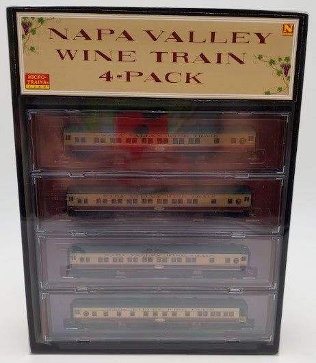 Micro-Trains 99301500 N Napa Valley Wine Train Heavyweight Passenger (Set of 4) NIB