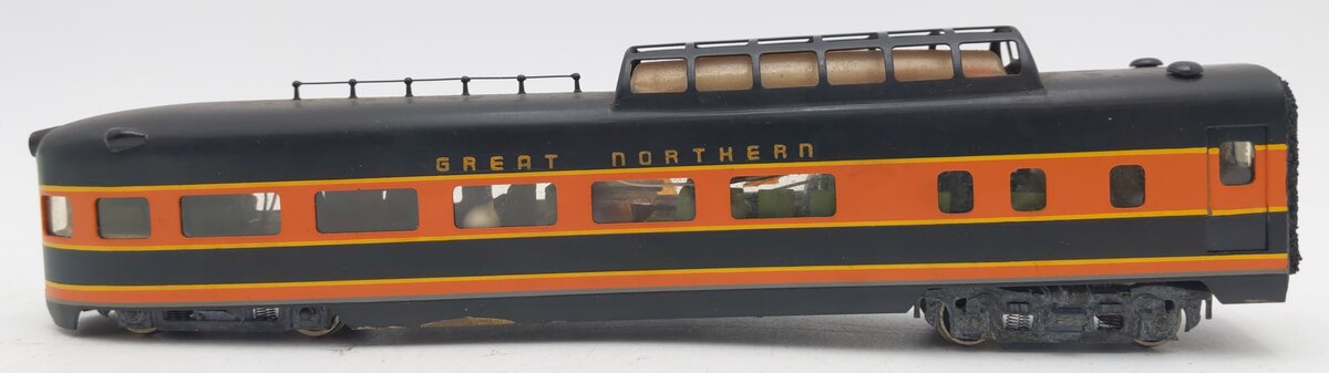 Tenshodo 430 HO Scale Brass Great Northern Vista Dome Observation Car VG/Box