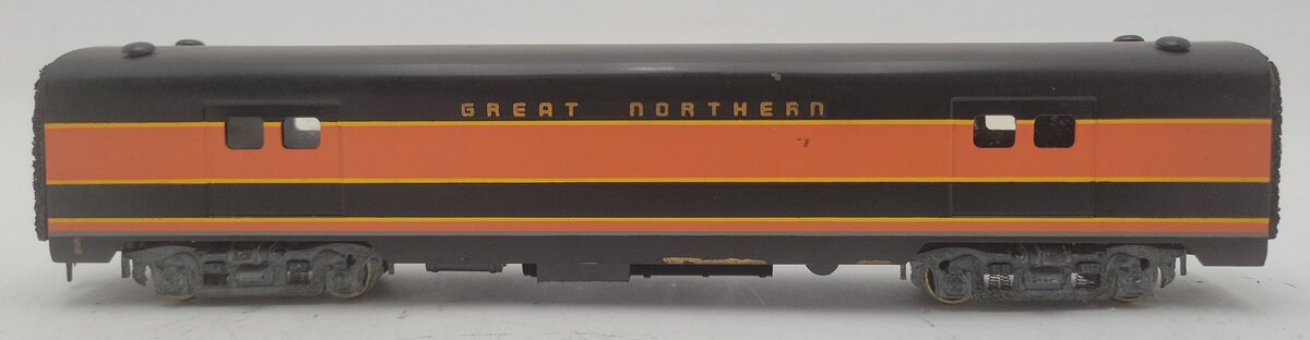 Tenshodo 423 HO Great Northern BRASS Streamlined Baggage Passenger Car - Painted EX/Box