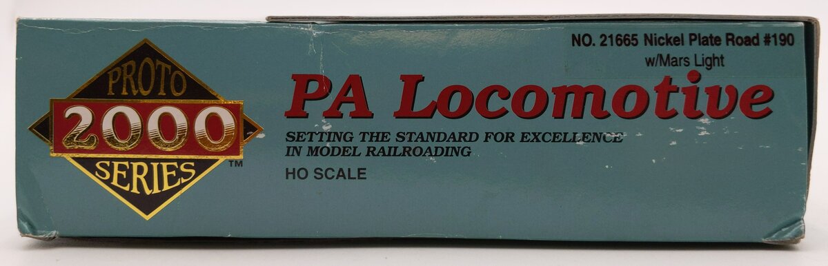 Proto 2000 21665 HO Scale Assembled Nickel Plate Road PA Diesel Locomotive #190 EX/Box