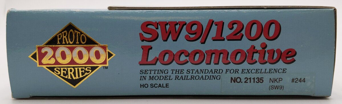 Proto 2000 21135 HO Scale Nickel Plate Road SW9/1200 Diesel Locomotive #244 EX/Box