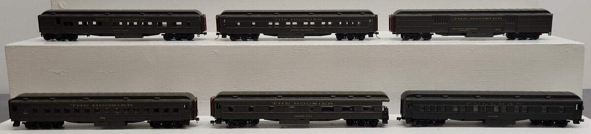 Athearn HO Scale Assorted "The Hoosier" Passenger Cars [6] VG