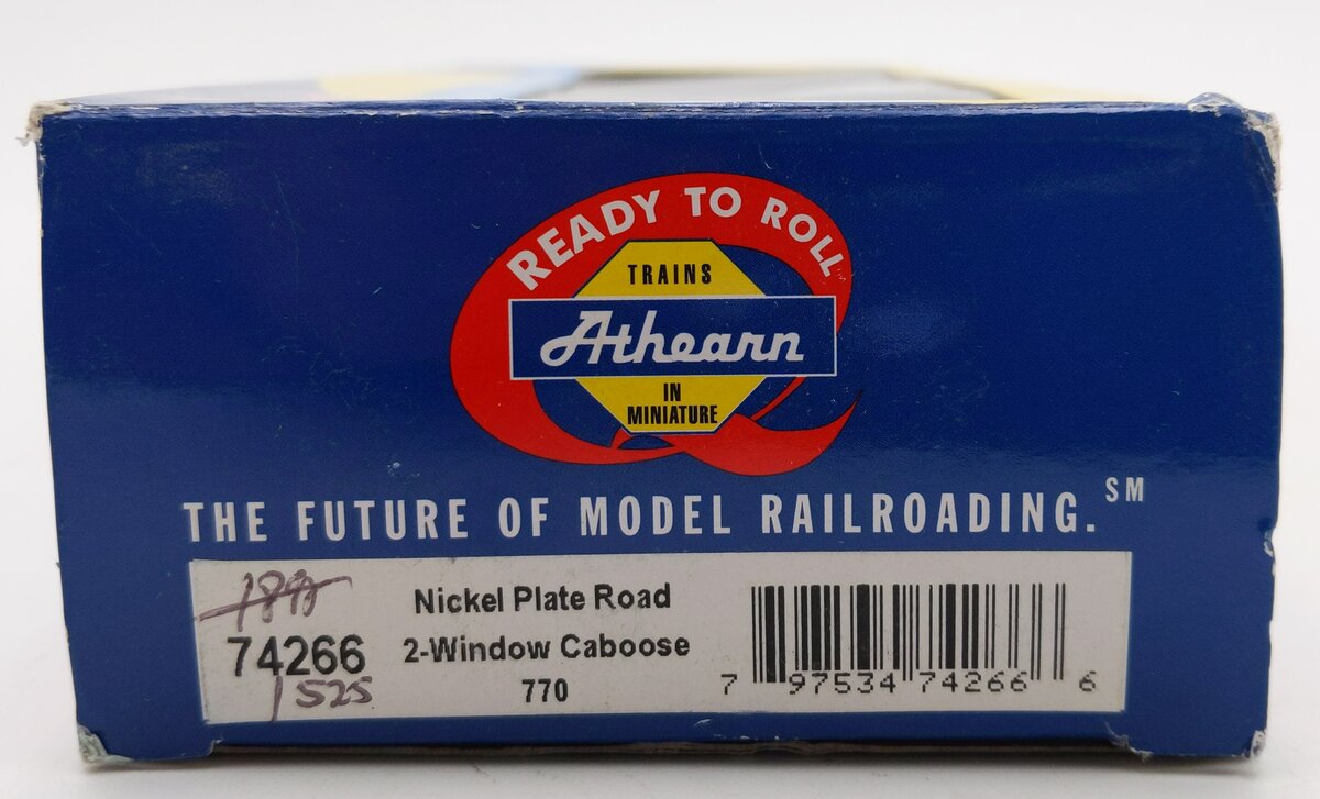 Athearn 74266 HO Scale Nickel Plate Road 2-Window Caboose #770 EX/Box