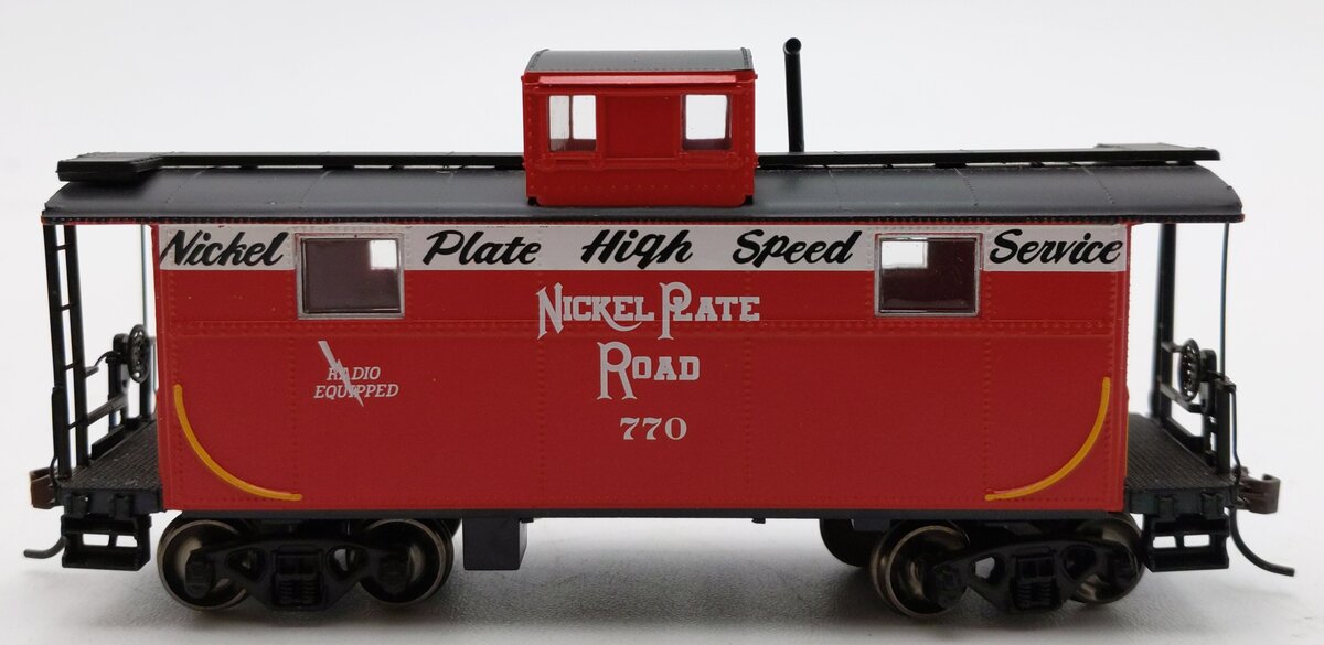 Athearn 74266 HO Scale Nickel Plate Road 2-Window Caboose #770 EX/Box