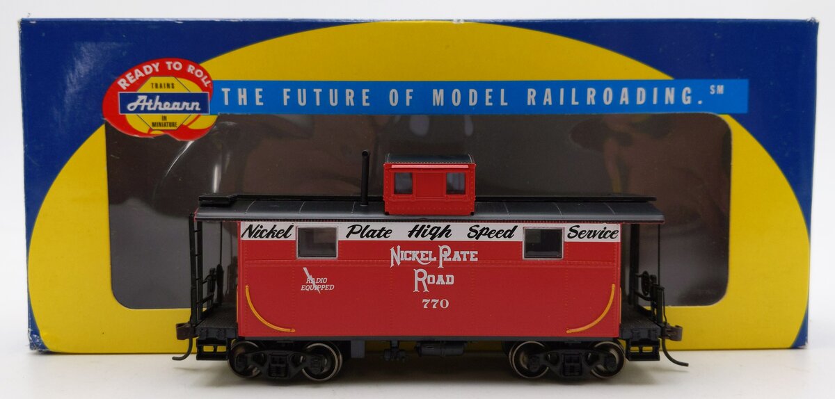 Athearn 74266 HO Scale Nickel Plate Road 2-Window Caboose #770 EX/Box