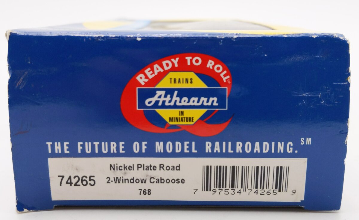 Athearn 74265 HO Scale Nickel Plate Road 2-Window Caboose #768 VG/Box
