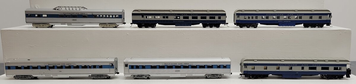 Athearn HO Scale Assorted Baltimore and Ohio Passenger Cars [6] VG