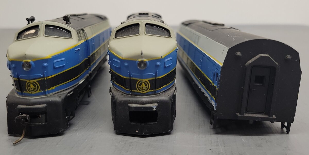 HO Scale Baltimore & Ohio ABA Locomotive Set VG
