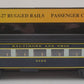MTH 33-6014 O-27 Baltimore & Ohio Streamlined Coach Car LN/Box