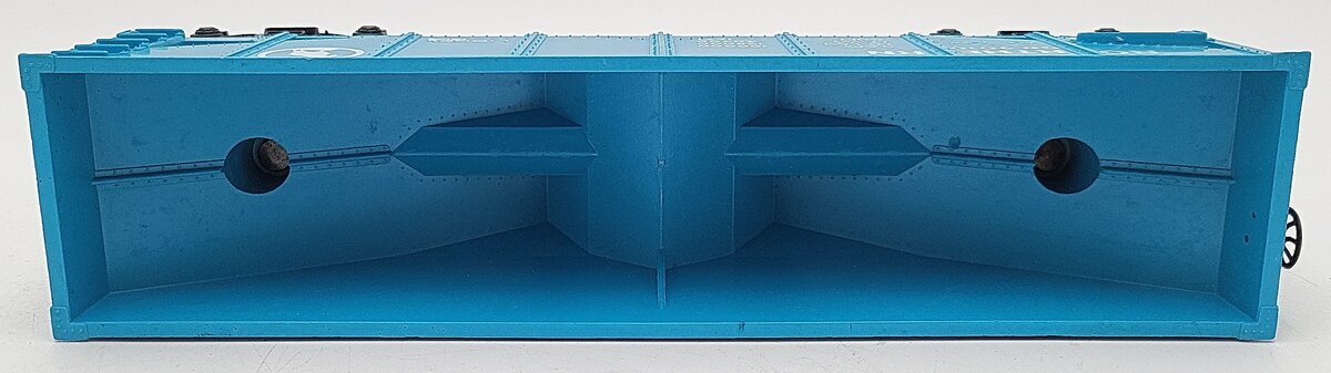Lionel 6-9010 O Gauge Great Northern Short Blue 2-Bay Hopper VG