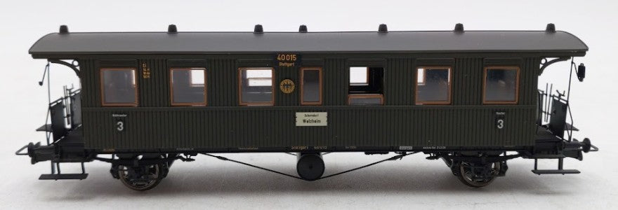 Brawa 2151 HO German Imperial Railway Coach Car #40015 LN/Box