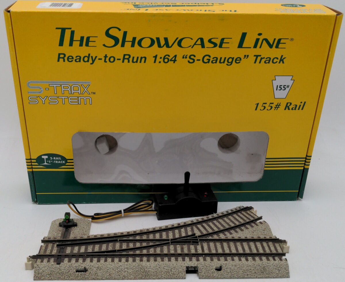 S-Helper 00299 S Remote Control Left Hand Switch Turnout VG/Box