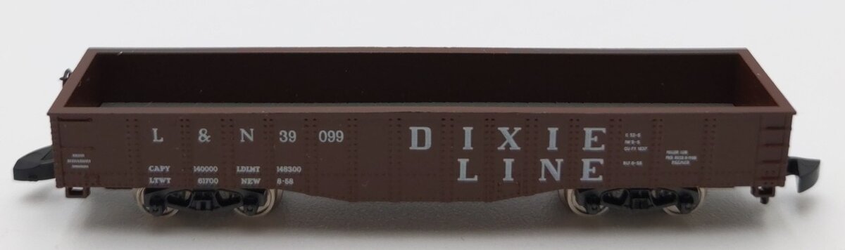Marklin 8139 Z Scale L&N Dixie Line Gondola with Coal Load #39099 LN