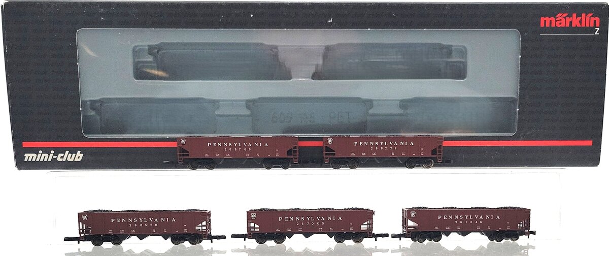 Marklin 82591 Z Scale Pennsylvania Hopper Car Set (Set of 5) LN/Box